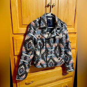 Aztec zip up jacket